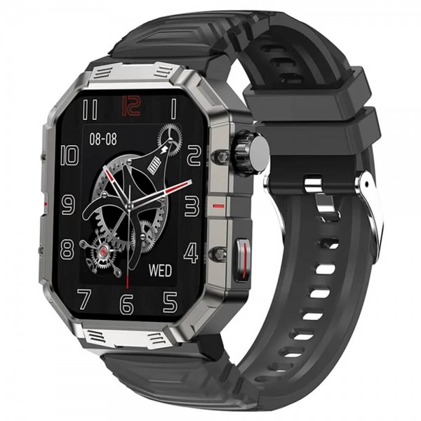 Smartwatch Microwear GW55 - Black  SIlicone