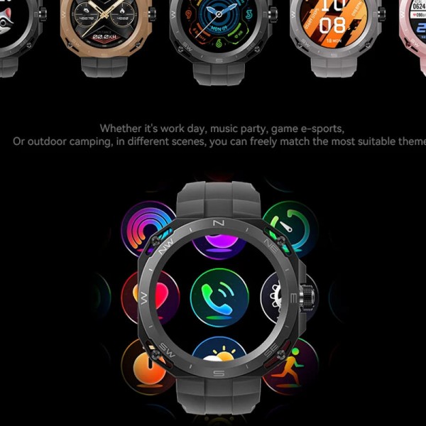 Smartwatch Microwear HW3 - Black