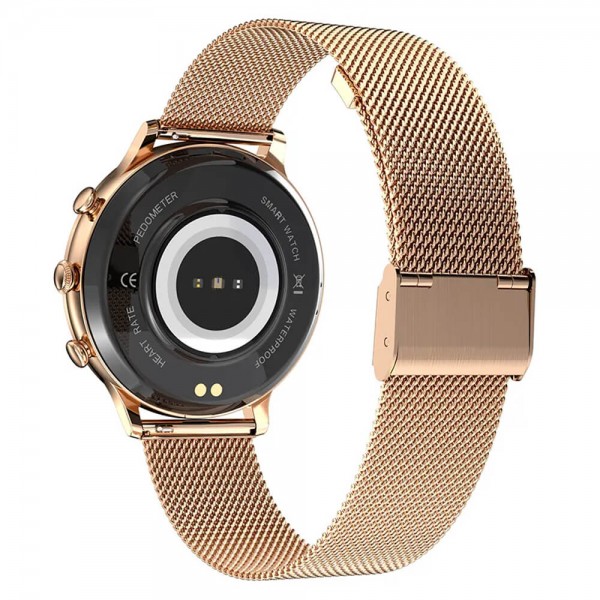 Smartwatch Microwear I70 - Gold Steel