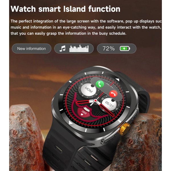 Smartwatch Microwear F7 - Black 