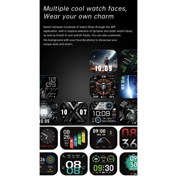 Smartwatch Microwear NX23 - Black